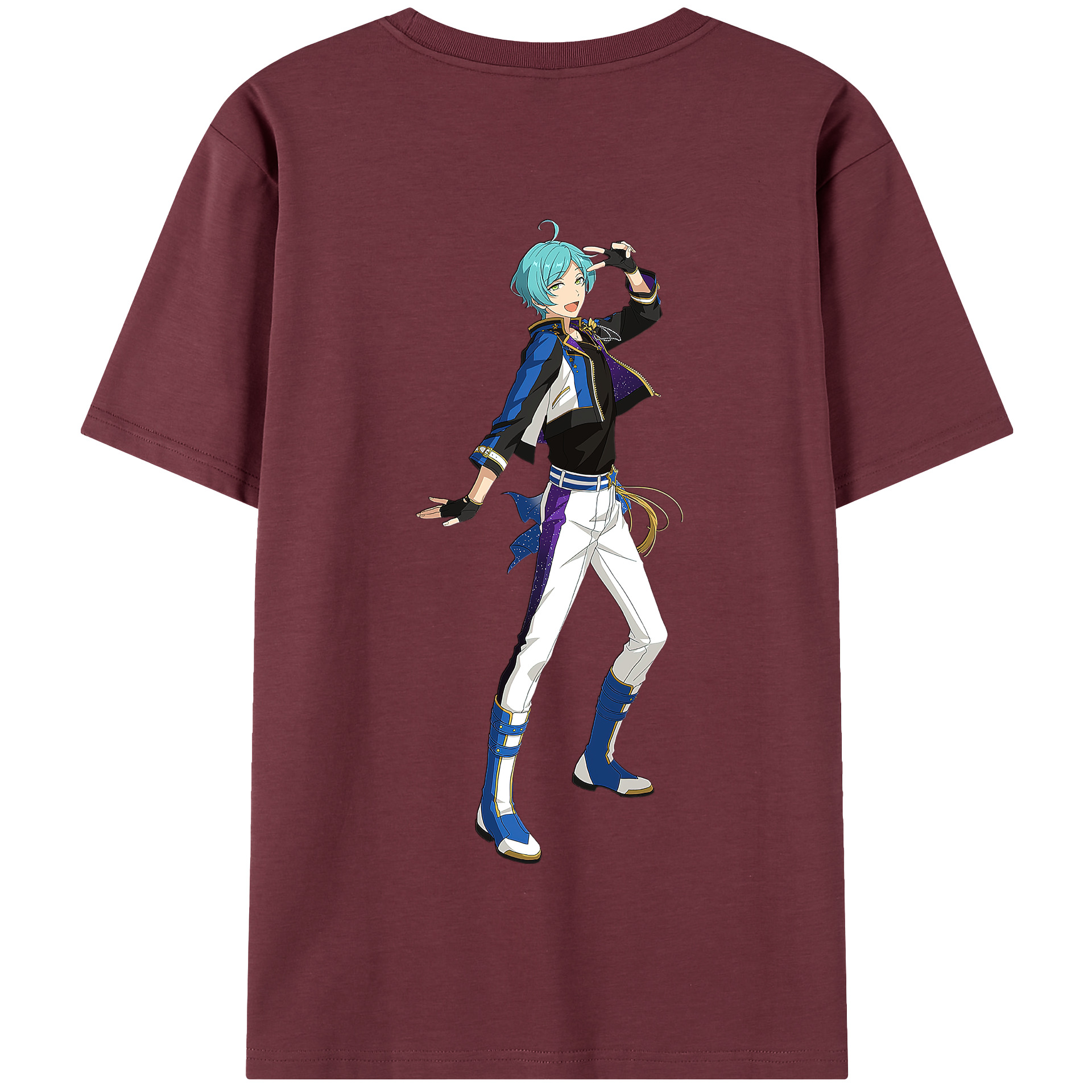 （画像用） あんさんぶるスターズ! Ensemble Stars 綿100％半袖Tシャツ（背面プリント）
